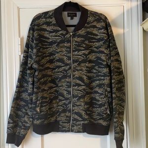 True Religion Tiger Camo Zipper Jacket